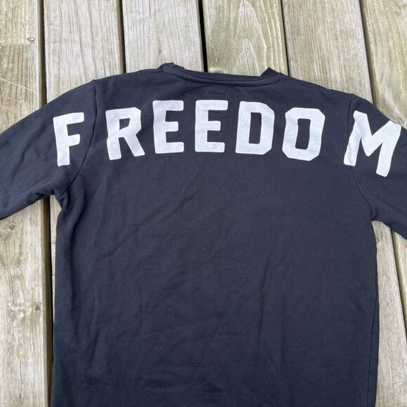 Raise your voice end it movement black crew neck sweatshirt FREEDOM Small - Picture 8 of 8